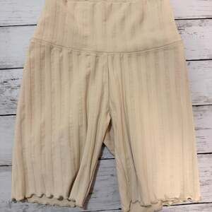 aerie ribbed biker shorts